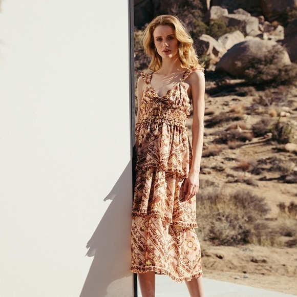 Cleobella Multicolor Patterned Maxi Dress - Picture 2 of 9